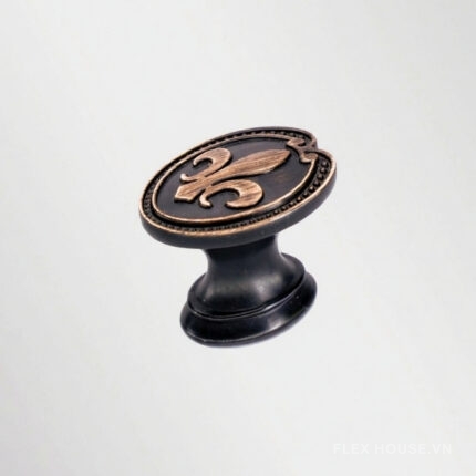 Núm tay nắm tủ họa tiết cổ điển tinh xảo Garis GE60.0 (1)