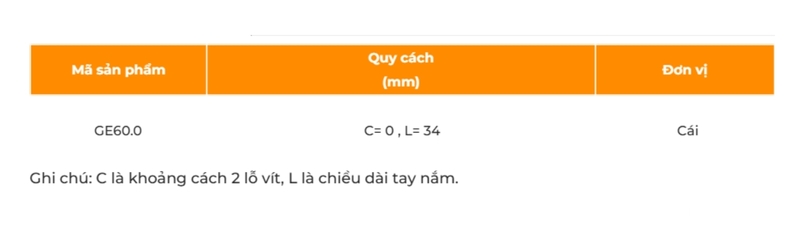 Núm tay nắm tủ họa tiết cổ điển tinh xảo Garis GE60.0 