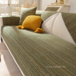 Drap bọc ghế sofa cotton viền ren kiểu Bắc Âu PJ6278