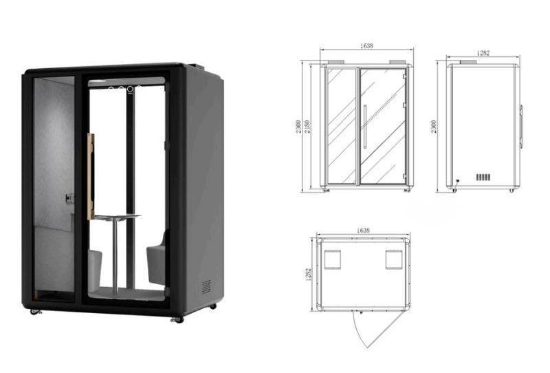 Phòng cách âm di động cho văn phòng M-01