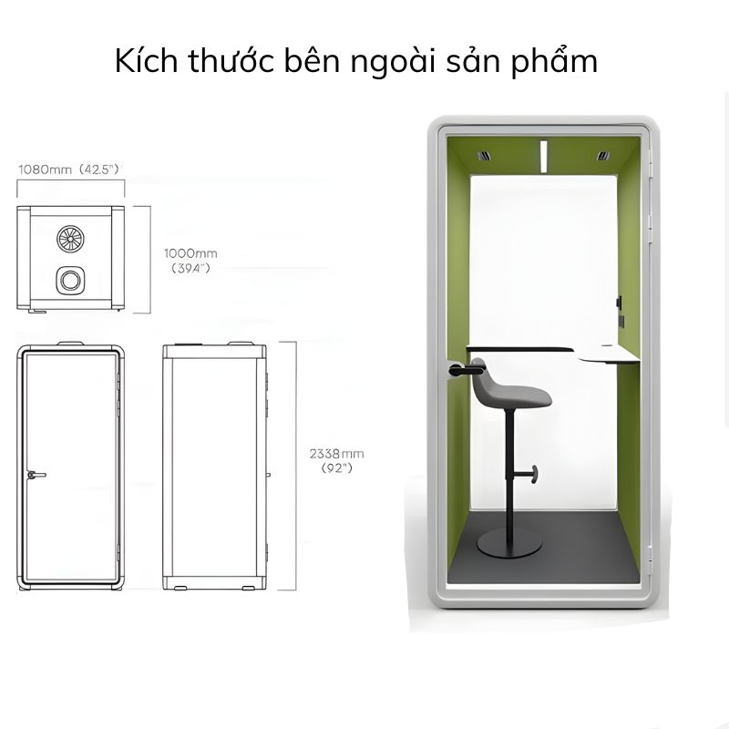 Phòng họp cách âm di động ZB-01 S