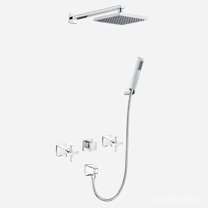 Sen tắm âm tường nước nóng lạnh Inax BFV-81SEHW 1 Sen tắm âm tường nước nóng lạnh Inax BFV-81SEHW