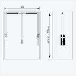 Suốt treo quần áo nâng hạ màu xám xanh Garis GW34E