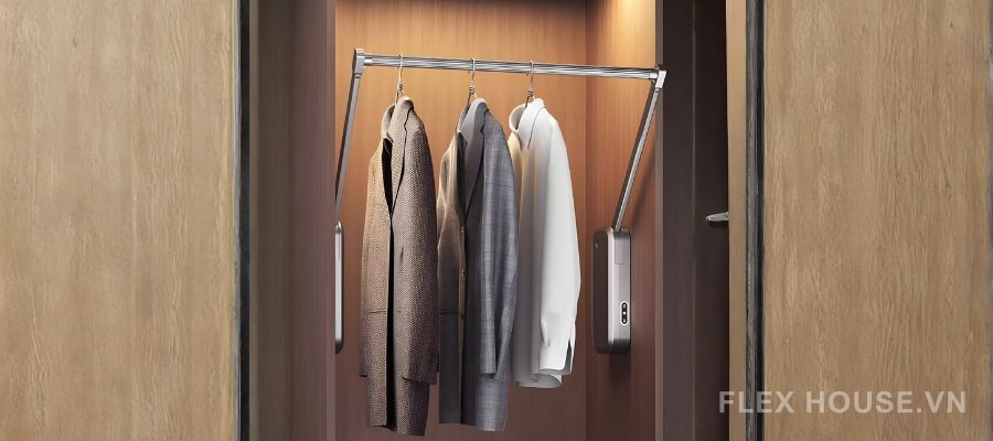 Tại sao ngày càng nhiều người chọn mua suốt treo quần áo nâng hạ bằng điện? 3 Suốt treo quần áo nâng hạ bằng điện
