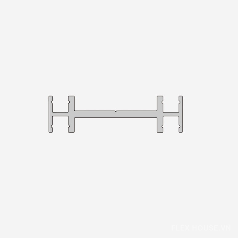 Tấm cố định ray trên cho cửa trượt âm tường XNA149 (1) Tấm cố định ray trên cho cửa trượt âm tường XNA149 1