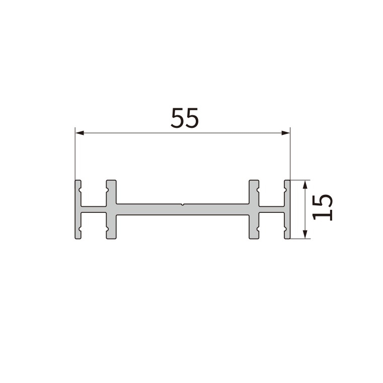 Tấm cố định ray trên cho cửa trượt âm tường XNA149 1 Tấm cố định ray trên cho cửa trượt âm tường XNA149 4