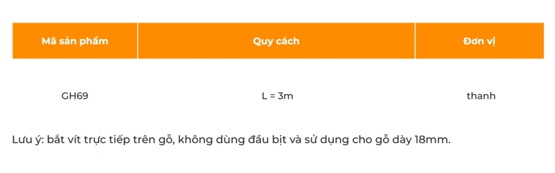 Tay nắm âm tủ bắt vít hợp kim nhôm Garis GH69 2 Tay nắm âm tủ bắt vít hợp kim nhôm Garis GH69 (1)