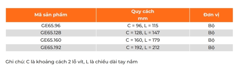 Tay nắm cổ điển cạnh vuông sang trọng Garis GE65 2 Tay nắm cổ điển cạnh vuông sang trọng Garis GE65 (4)