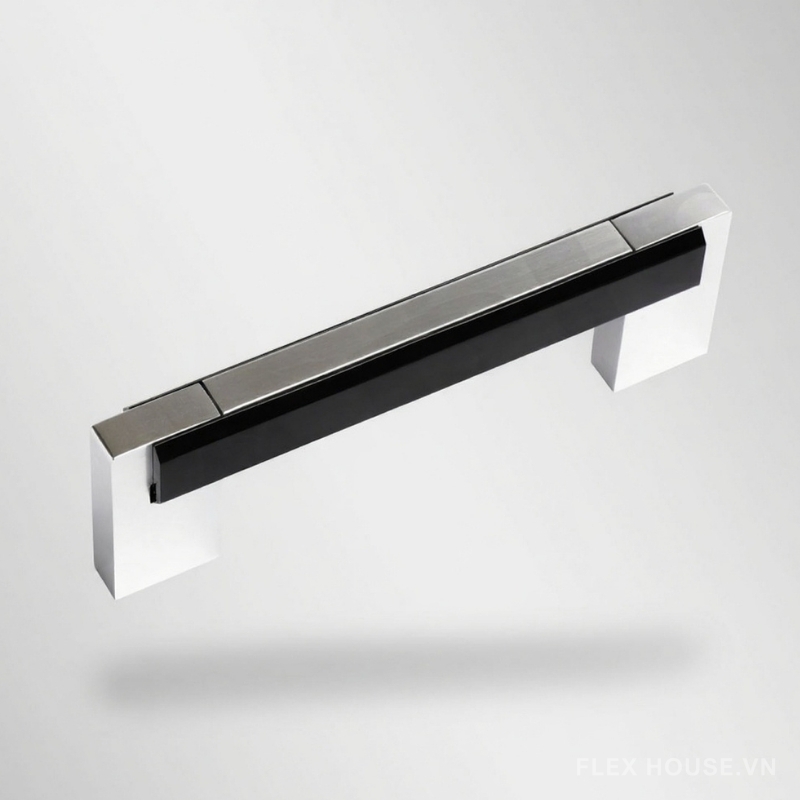 Tay nắm tủ cạnh vuông thân đen bóng Garis GH72 1 Tay nắm tủ cạnh vuông thân đen bóng Garis GH72 (1)
