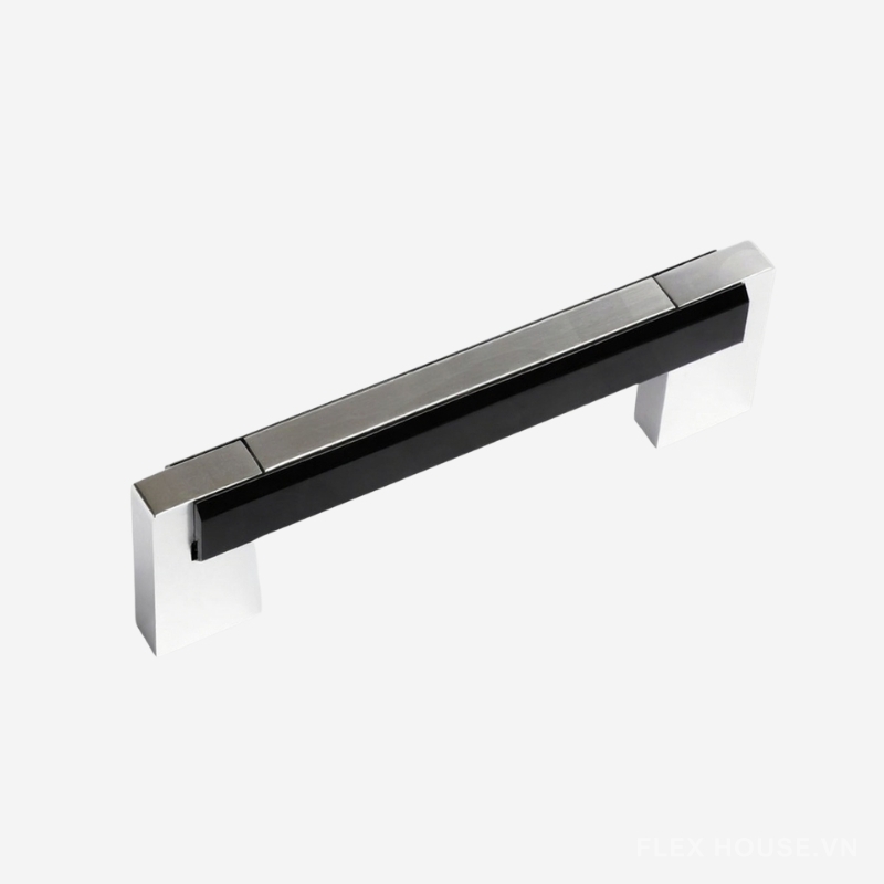 Tay nắm tủ cạnh vuông thân đen bóng Garis GH72 Tay nắm tủ cạnh vuông thân đen bóng Garis GH72