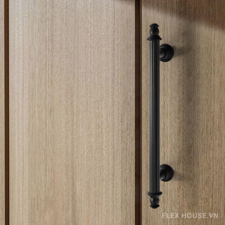 Tay nắm tủ cổ điển đồng thau kiểu Âu NSH5496BL 10