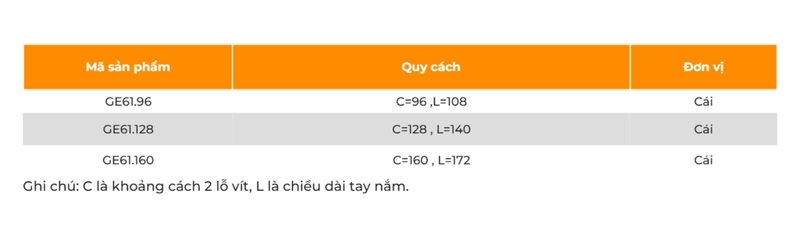 Tay nắm tủ cổ điển hợp kim kẽm Garis GE61 2 Tay nắm tủ cổ điển hợp kim kẽm Garis GE61