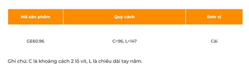 Tay nắm tủ đồng đen cổ điển kiểu Pháp Garis GE60.96