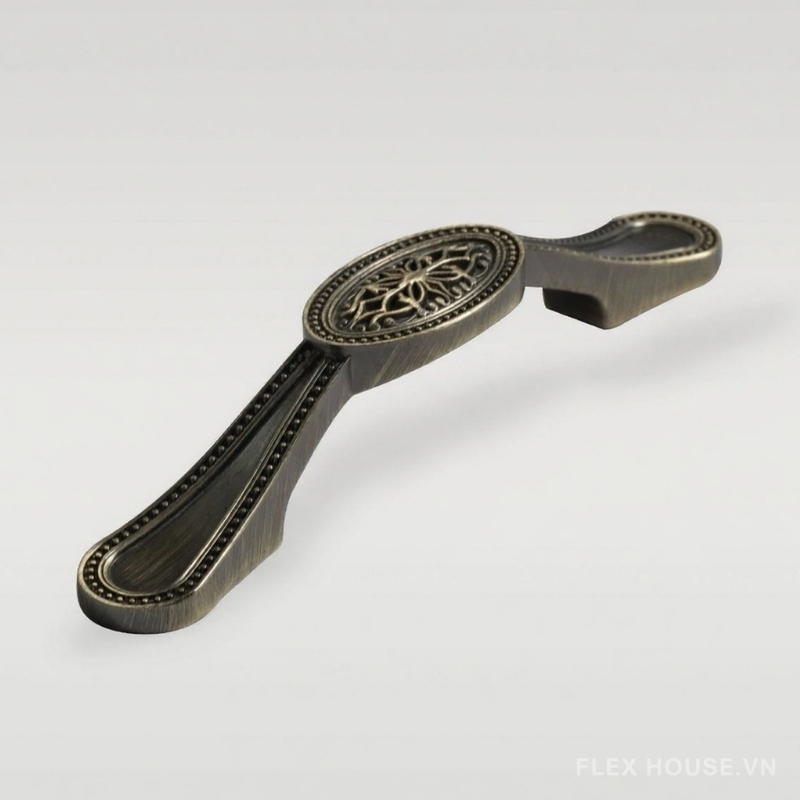 Tay nắm tủ hợp kim kẽm cổ điển Garis GE62.96 1 Tay nắm tủ hợp kim kẽm cổ điển Garis GE62.96