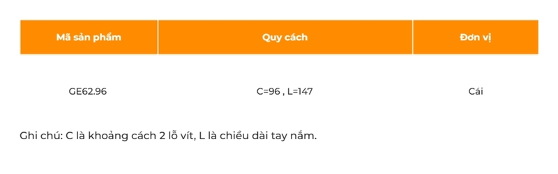 Tay nắm tủ hợp kim kẽm cổ điển Garis GE62.96 2 Tay nắm tủ hợp kim kẽm cổ điển Garis GE62.96