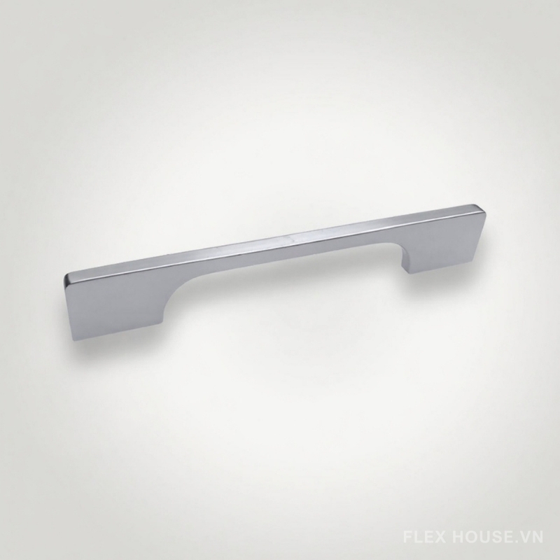 Tay nắm tủ hợp kim nhôm màu Chrome Garis GH74 1 Tay nắm tủ hợp kim nhôm màu Chrome Garis GH74