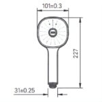 Tay vòi hoa sen tăng áp cao cấp Inax BF-SC7