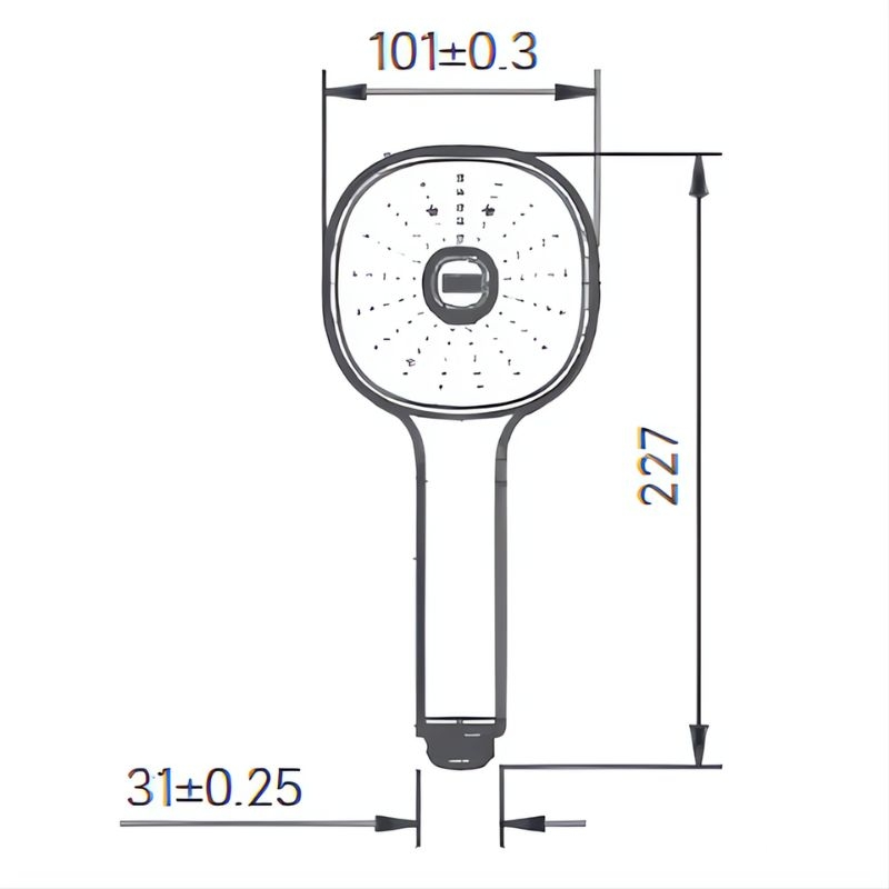Tay vòi hoa sen tăng áp cao cấp Inax BF-SC7 3 Tay vòi hoa sen tăng áp cao cấp Inax BF-SC7