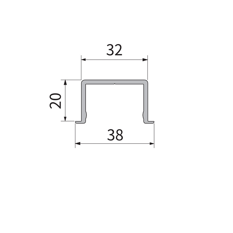 Thanh ray dẫn hướng dưới XNA056 cho CN12214B 2 Thanh ray dẫn hướng dưới XNA056 cho CN12214B 4