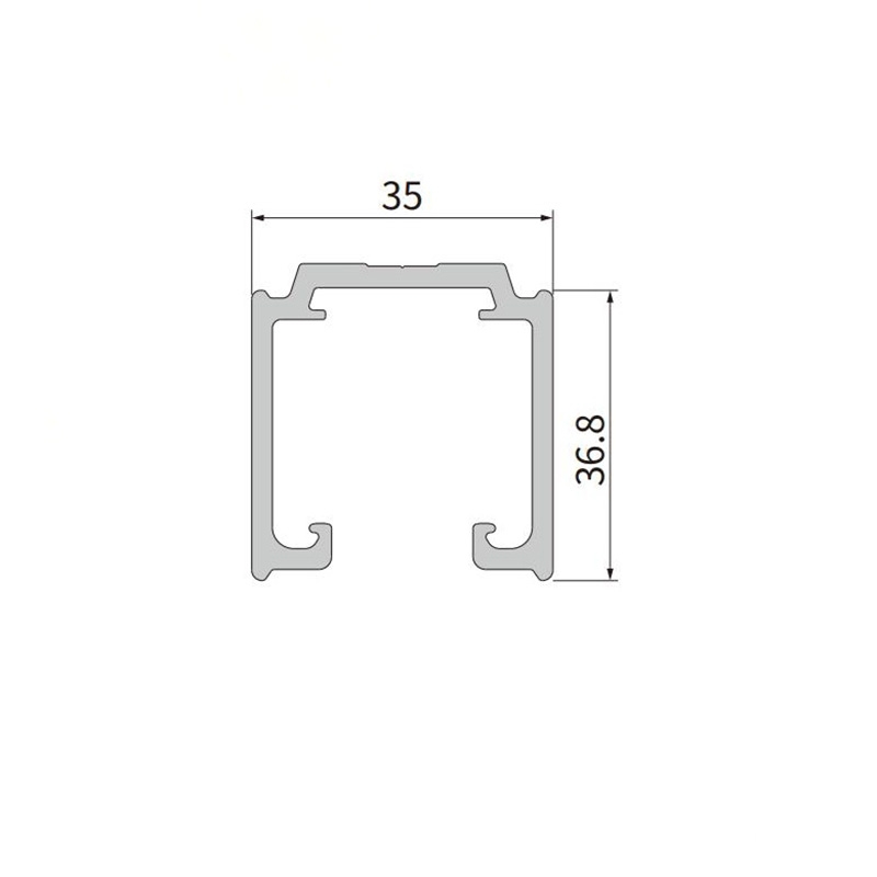 Thanh ray hợp kim nhôm dẫn hướng trên XNA094 (1) Thanh ray trên hợp kim nhôm XNA094 3