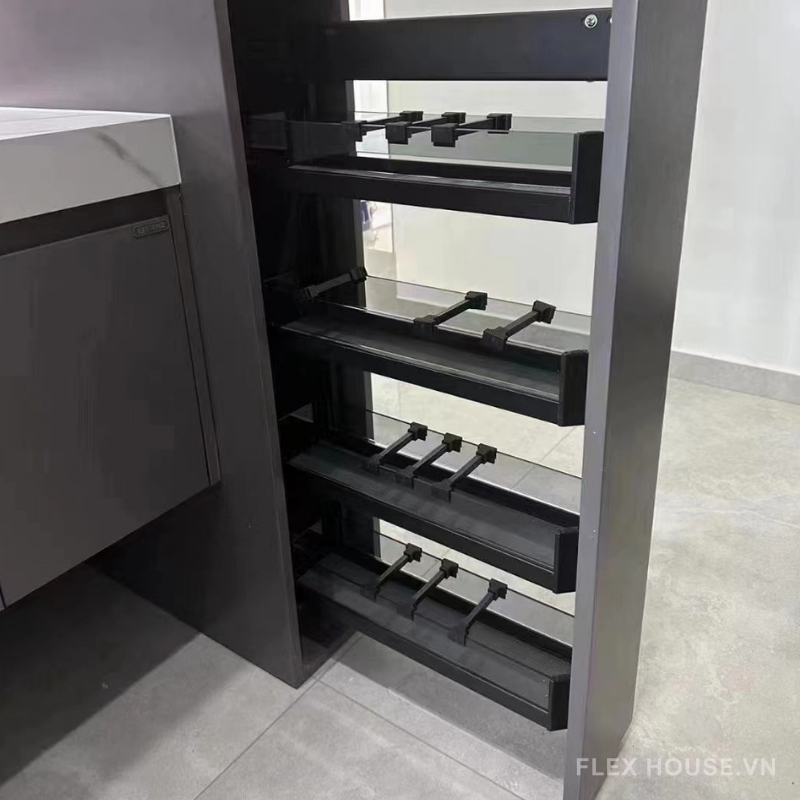 Tủ đồ khô cánh rút 4 đến 6 tầng rộng 300mm XS300 9