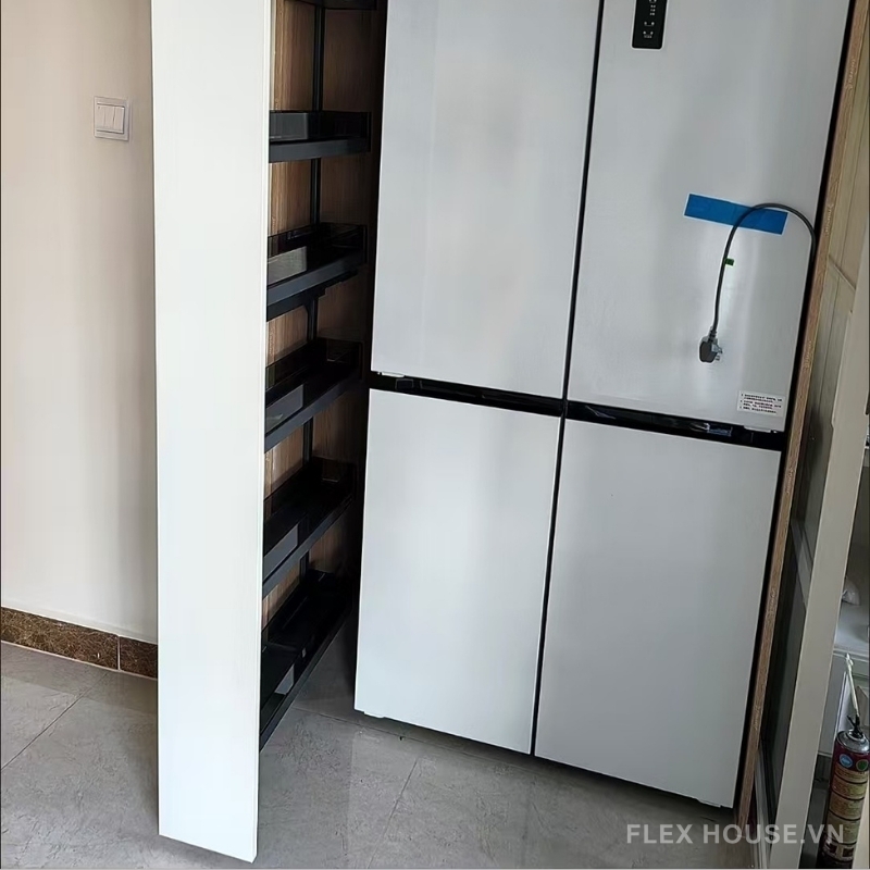 Tủ đồ khô cánh rút 4 đến 6 tầng rộng 300mm XS300 8