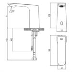 Vòi chậu cảm ứng nước lạnh Inax AMV-91