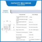 Bộ phụ kiện cửa trượt tự động dân dụng tải nhẹ Series CASA