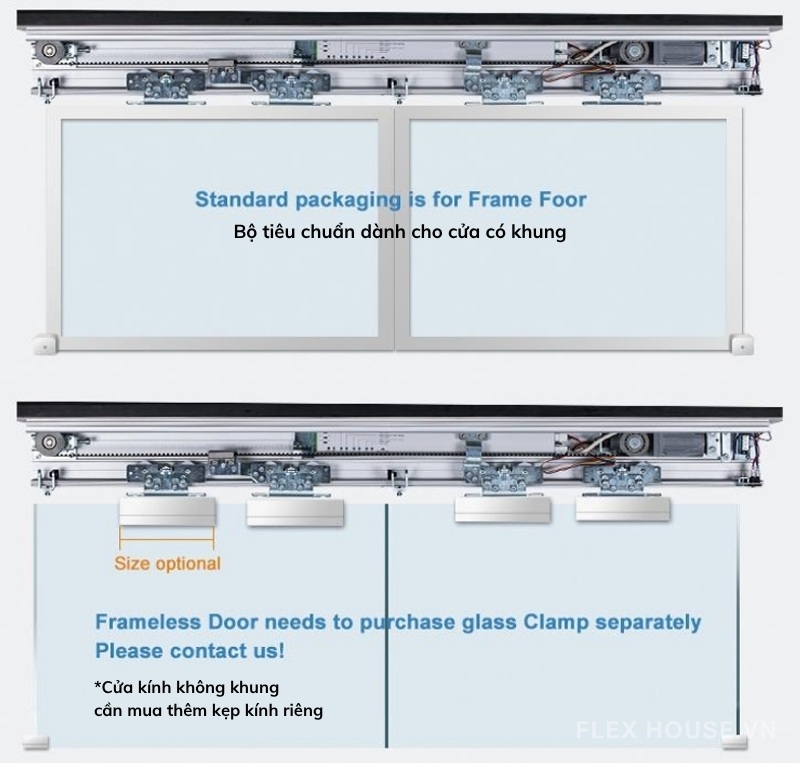 Bộ phụ kiện cửa tự động ghi nhớ thông minh HH115 10 Bộ phụ kiện cửa tự động ghi nhớ thông minh HH115