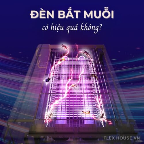 Đèn bắt muỗi có hiệu quả không? Cách dùng để bắt nhiều muỗi - bìa