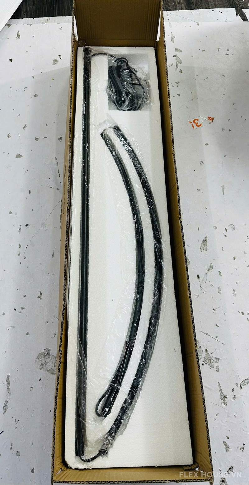 Đèn cây trang trí góc sofa chao xuyên thấu DD22 3 Ảnh thực tế đèn cây DD22