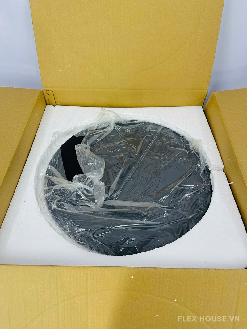 Đèn cây trang trí góc sofa chao xuyên thấu DD22 6 Ảnh thực tế đèn cây DD22