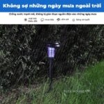 Đèn chống muỗi giật điện vật lý thông minh cắm đất GXY3341