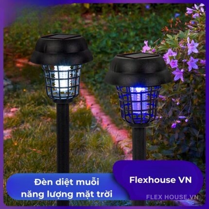 Đèn chống muỗi giật điện vật lý thông minh cắm đất GXY3341
