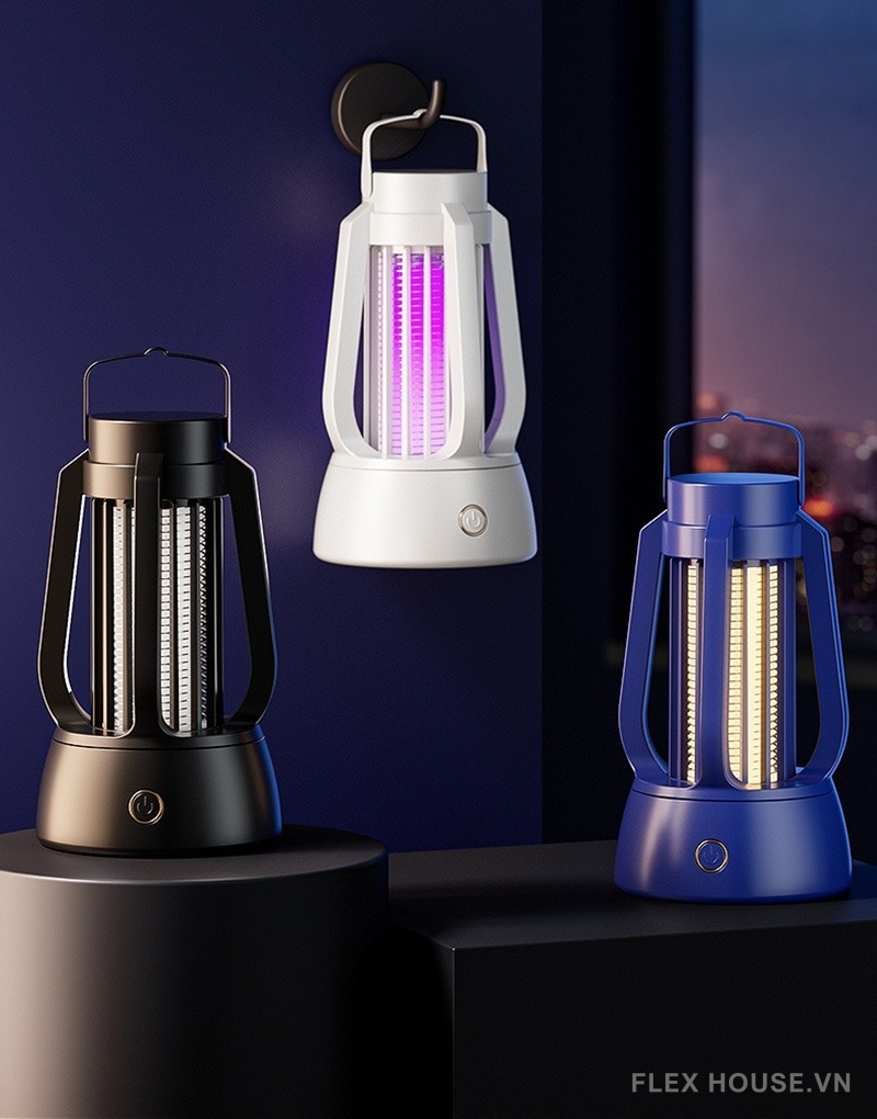 Đèn diệt muỗi 390nm kiêm đèn cắm trại đèn ngủ JY2306 7 Đèn diệt muỗi 390nm kiêm đèn cắm trại đèn ngủ JY2306