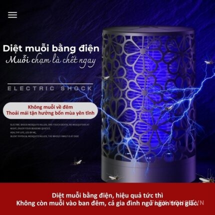Đèn diệt muỗi ánh sáng tím an toàn cho bé USB JY1079