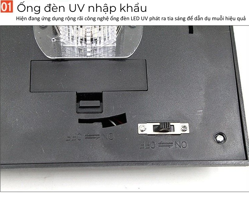 Đèn diệt muỗi NLMT cắm đất vườn thiền SX1057