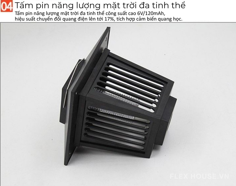Đèn diệt muỗi NLMT cắm đất vườn thiền SX1057