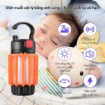 Đèn diệt muỗi sạc Type-C yên tĩnh cho mẹ và bé JY2449