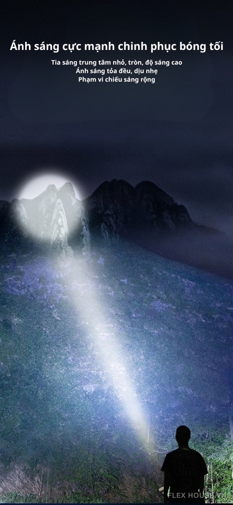 Đèn pin chống muỗi xách tay chiếu xa siêu sáng H6702