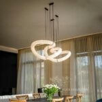 Đèn thả trần đá mây nghệ thuật Bắc Âu đương đại ZZ1733