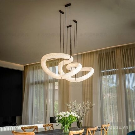 Đèn thả trần đá mây nghệ thuật Bắc Âu đương đại ZZ1733