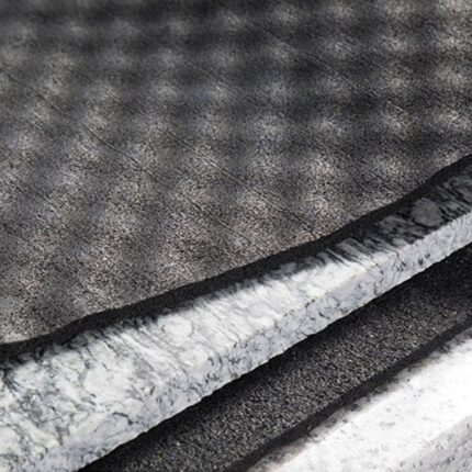 Thảm cao su SBR cách âm chống rung lõm 1 mặt GV2404