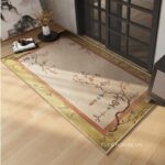 Thảm chùi chân cao cấp họa tiết hoa mai Đôn Hoàng XF5637.03