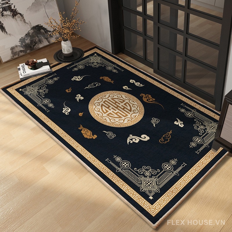 Thảm chùi chân hoa văn Á Đông cổ điển sang trọng XF5640 5 Thảm chùi chân hoa văn Á Đông cổ điển sang trọng XF5640.01