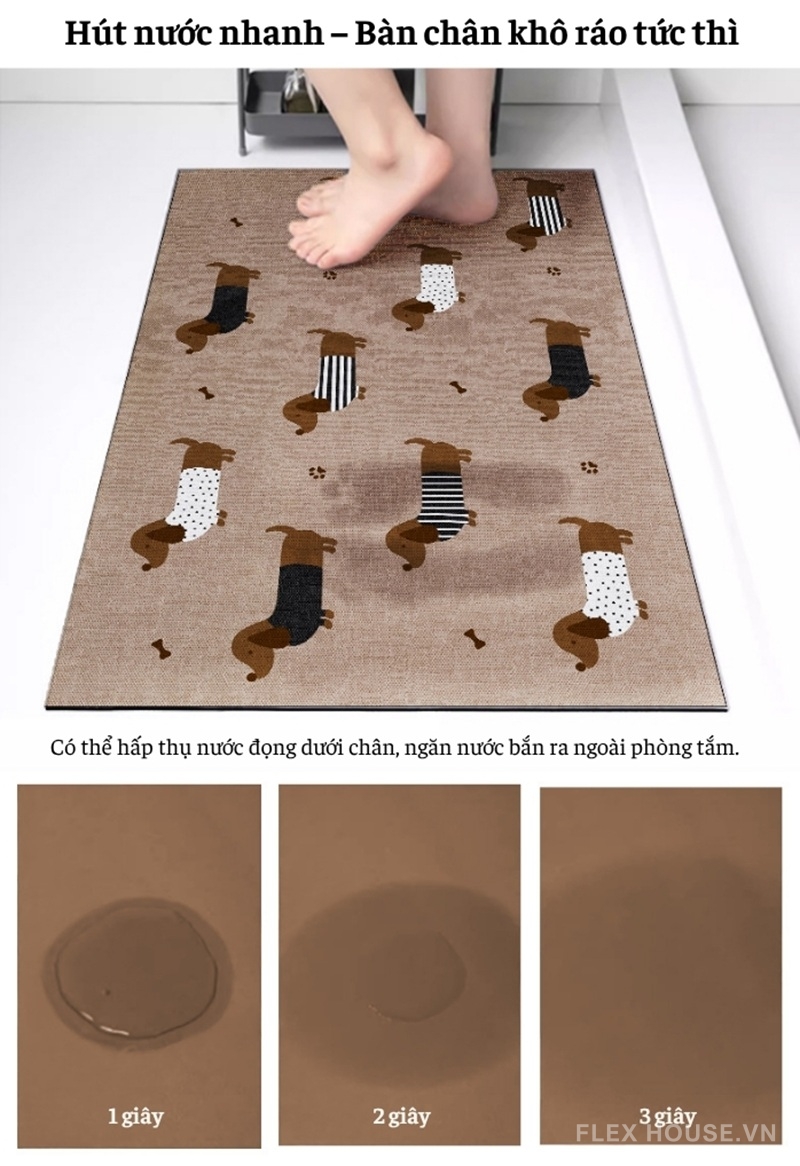 Thảm tảo cát những chú chó Dachshund Đức nhỏ XF3032 3 Thảm tảo cát những chú chó Dachshund Đức nhỏ XF3032