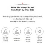 Thảm cửa chính hình hoa mộc lan nở giữa vườn xuân XF5635