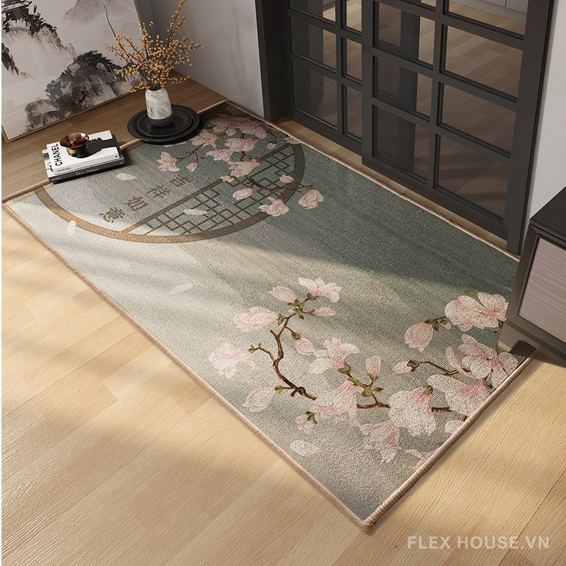 Thảm cửa chính hình hoa mộc lan XF5635
