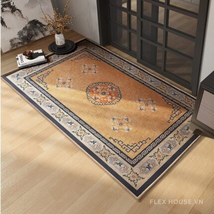 Thảm cửa ra vào họa tiết cung đình cổ quý phái XF5641
