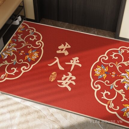 Thảm cửa ra vào nghệ thuật trang trí cung đình Trung Hoa XF1094-02